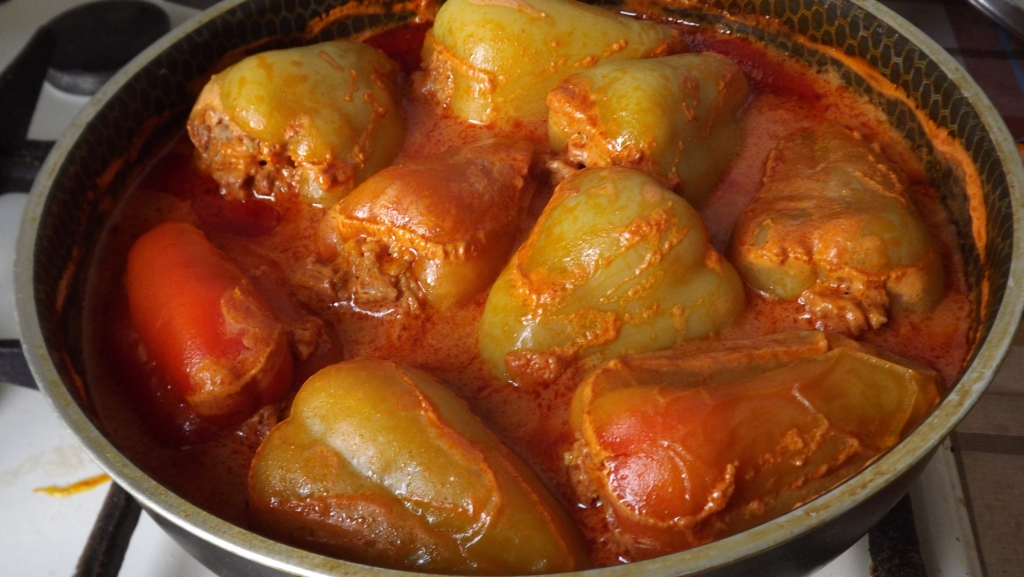 Перцы фаршированные мясом и рисом с фото пошагово Перцы фаршированные мясом и рисом с фото