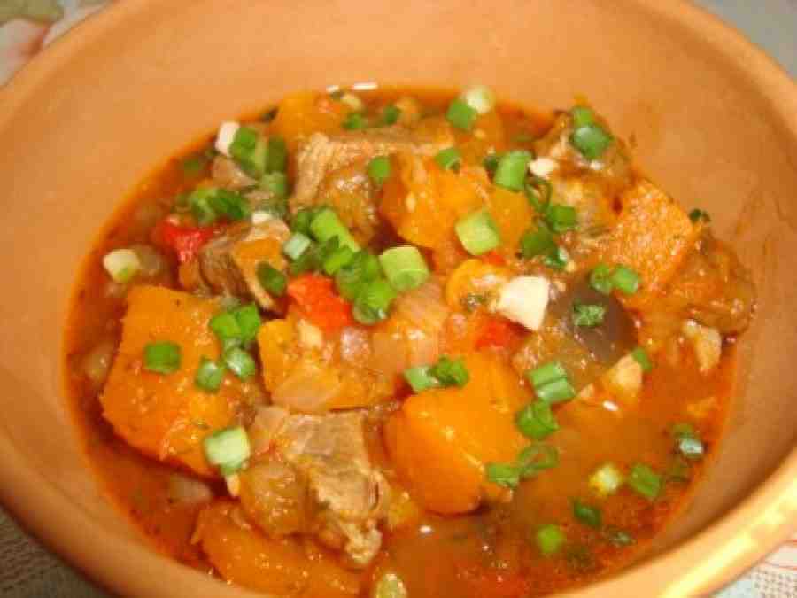 Тыква с мясом и картофелем рецепты
