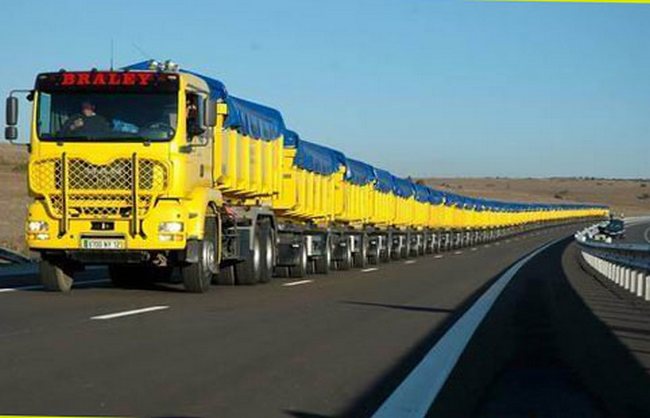 Самый длинный в мире грузовой автомобиль