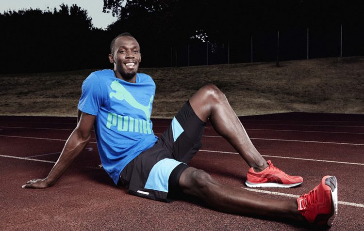 Усейн Болт - официальный представитель бренда Puma