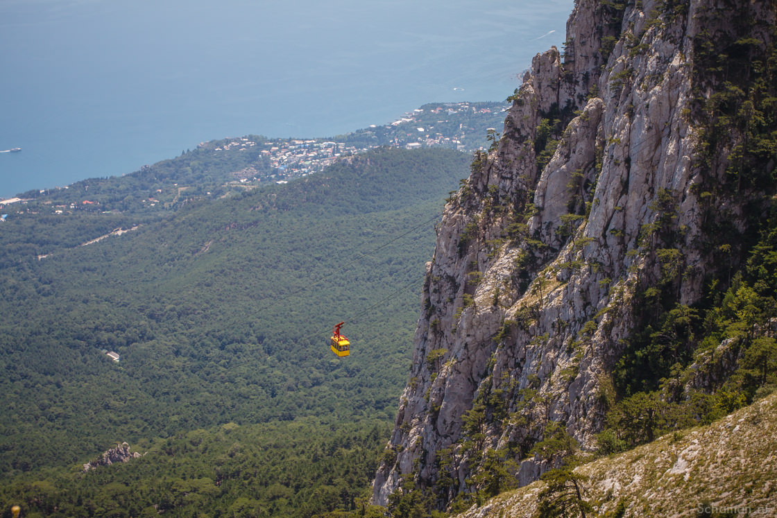 Гора ай Петри в Крыму канатка