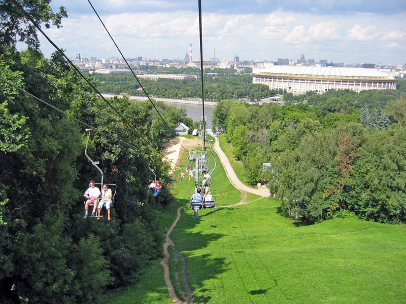 Воробьиные горы в москве фото