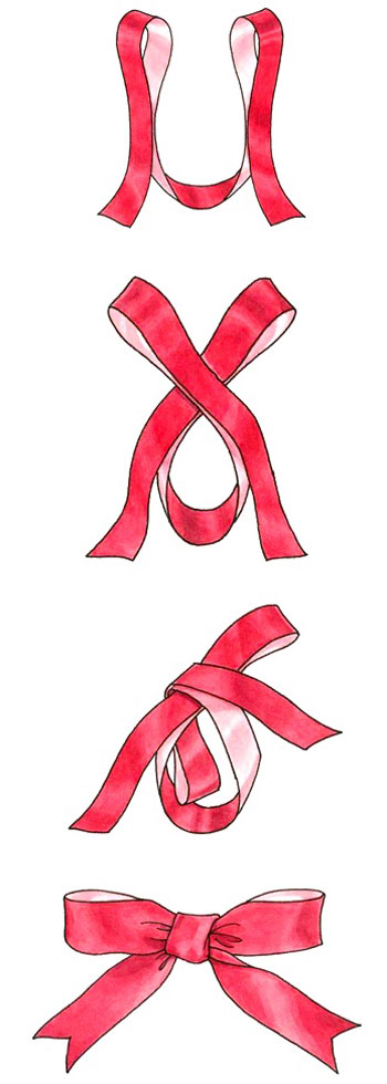 классический бант