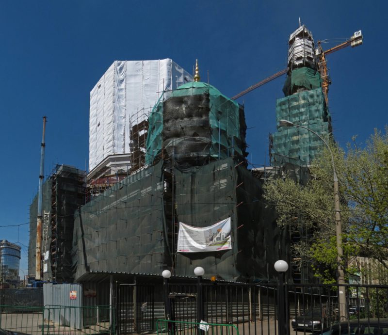 Мечеть во время реставрации