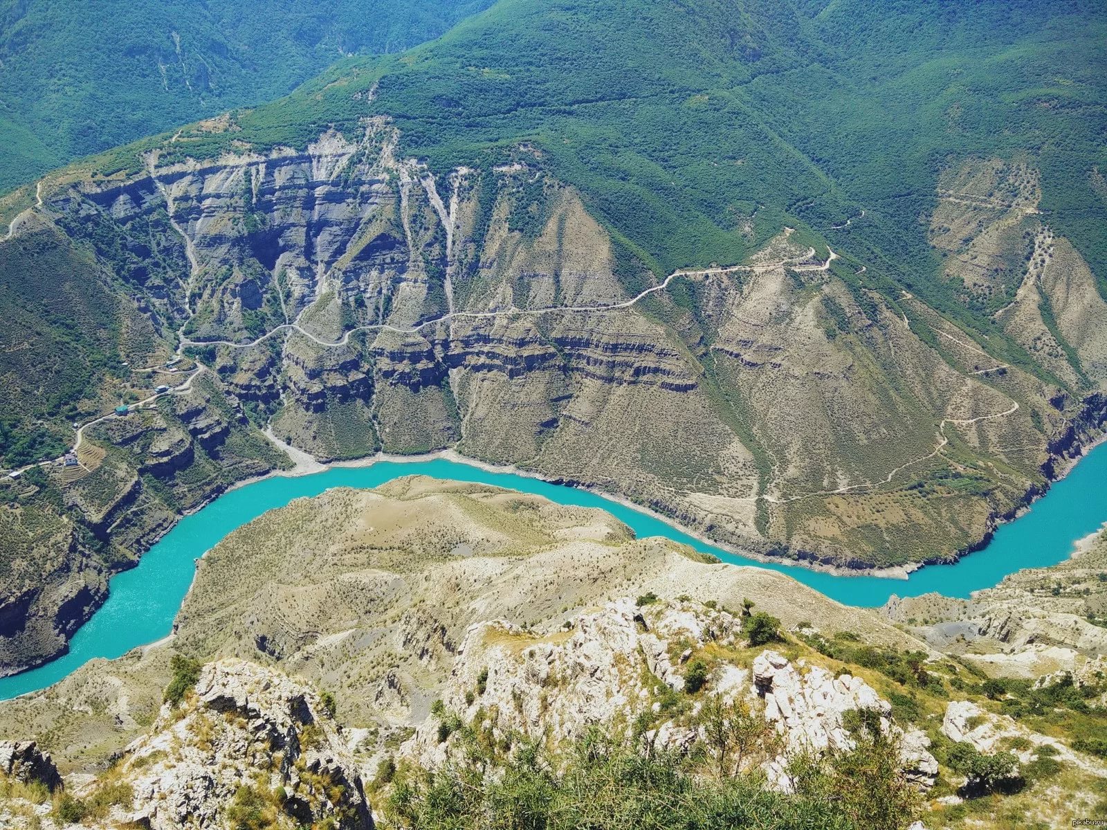 Как нарисовать сулакский каньон