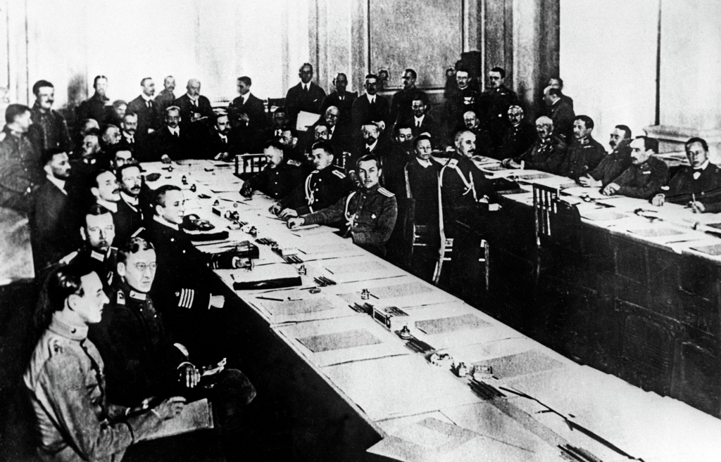 Брестский мирный договор в 1918 году