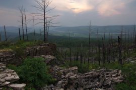 Древняя крепость на Чудейском утёсе