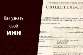 Как узнать свой ИНН онлайн по паспорту
