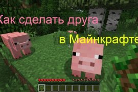 Как сделать друга в Майнкрафте?