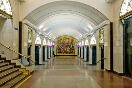 Самая глубокая станция метро в Санкт-Петербурге